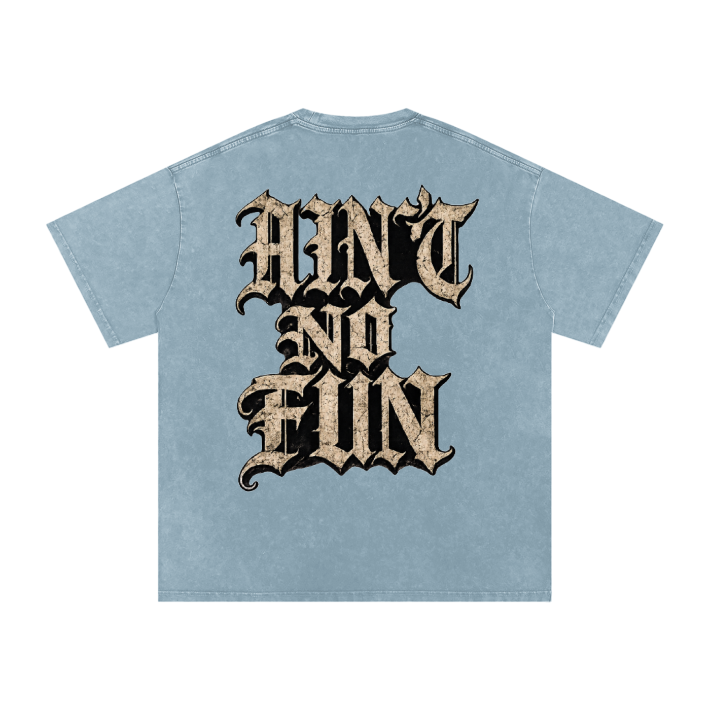 NEW RABBIT Snow Washed Oversized Cotton T-Shirt
