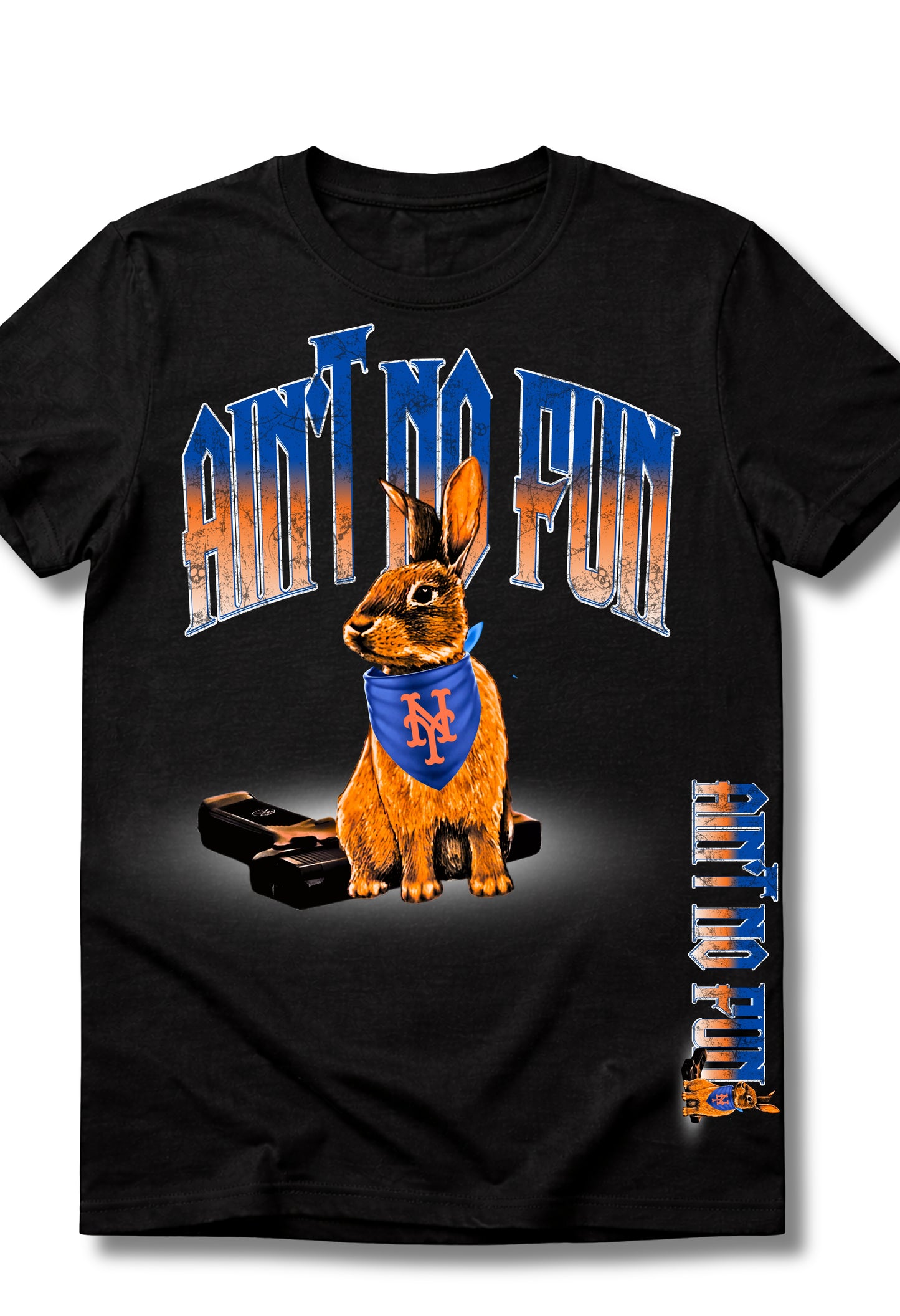 New AIN'T NO FUN WHEN THE RABBIT GOT THE GUN TEES