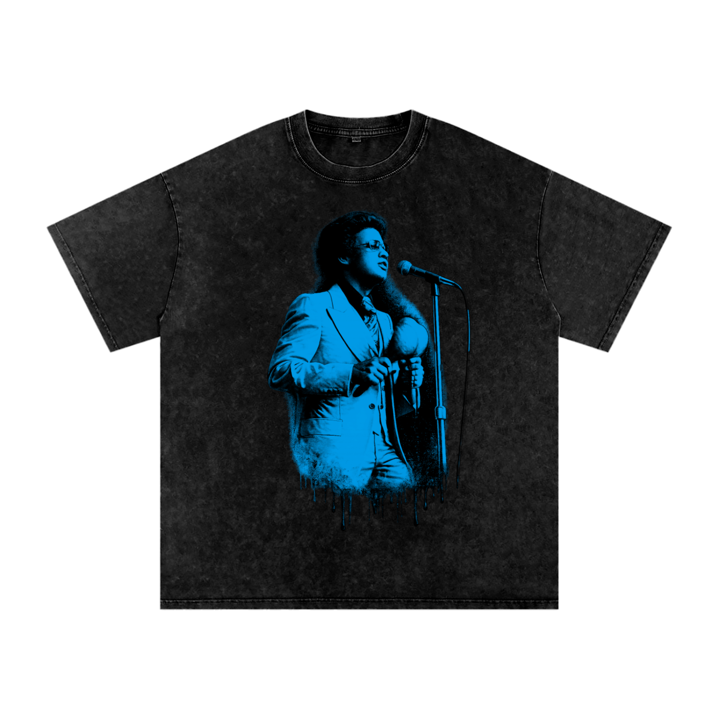 EL CANTANTÉ (*TRUE TO SIZE*) Snow Washed  Cotton T-Shirt