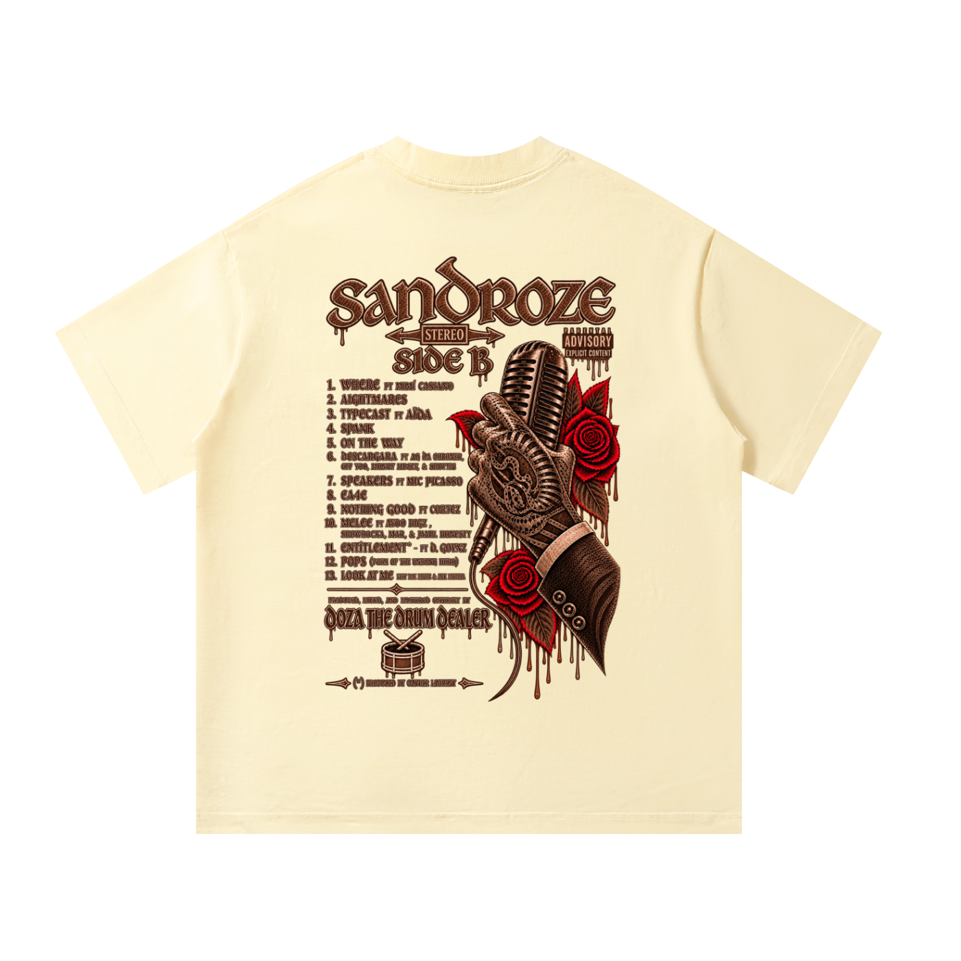 THE SANDROZE SIDE B DIGITAL DOWNLOAD + Unisex T-Shirt PACK