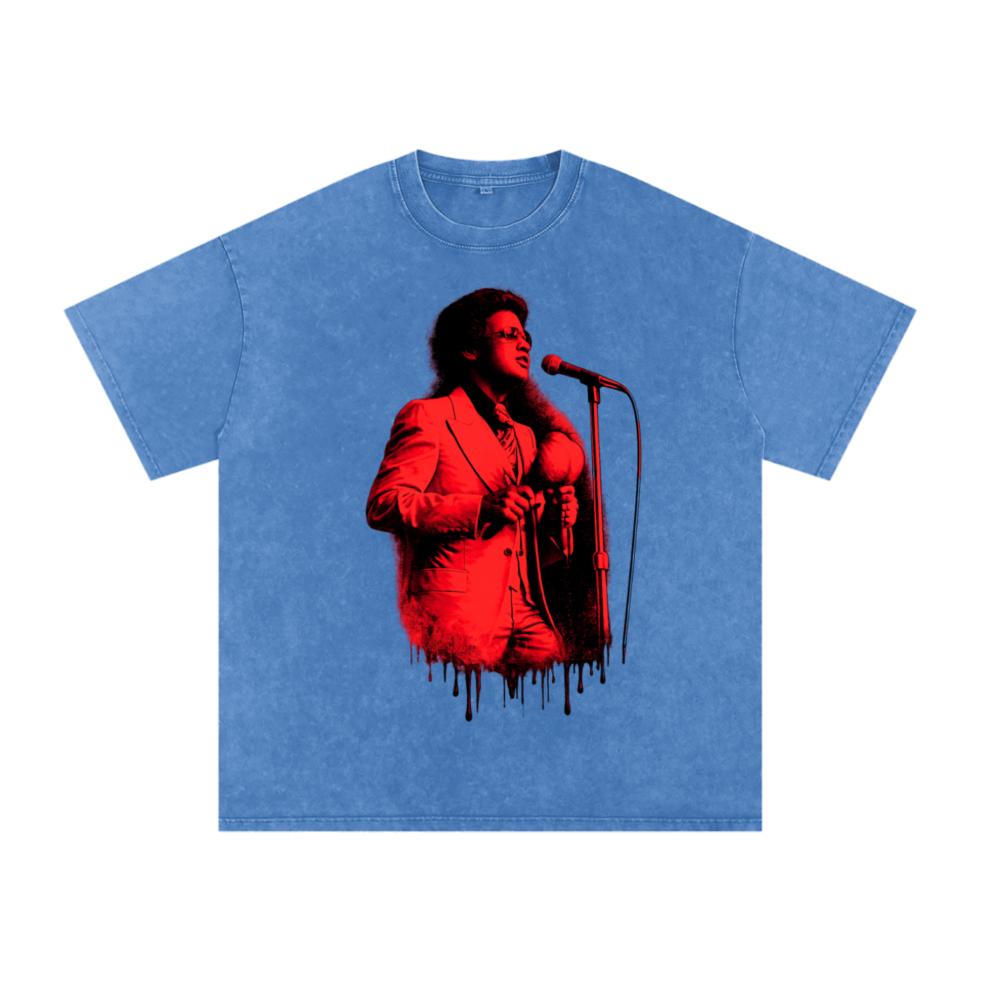 EL CANTANTÉ (*TRUE TO SIZE*) Snow Washed  Cotton T-Shirt