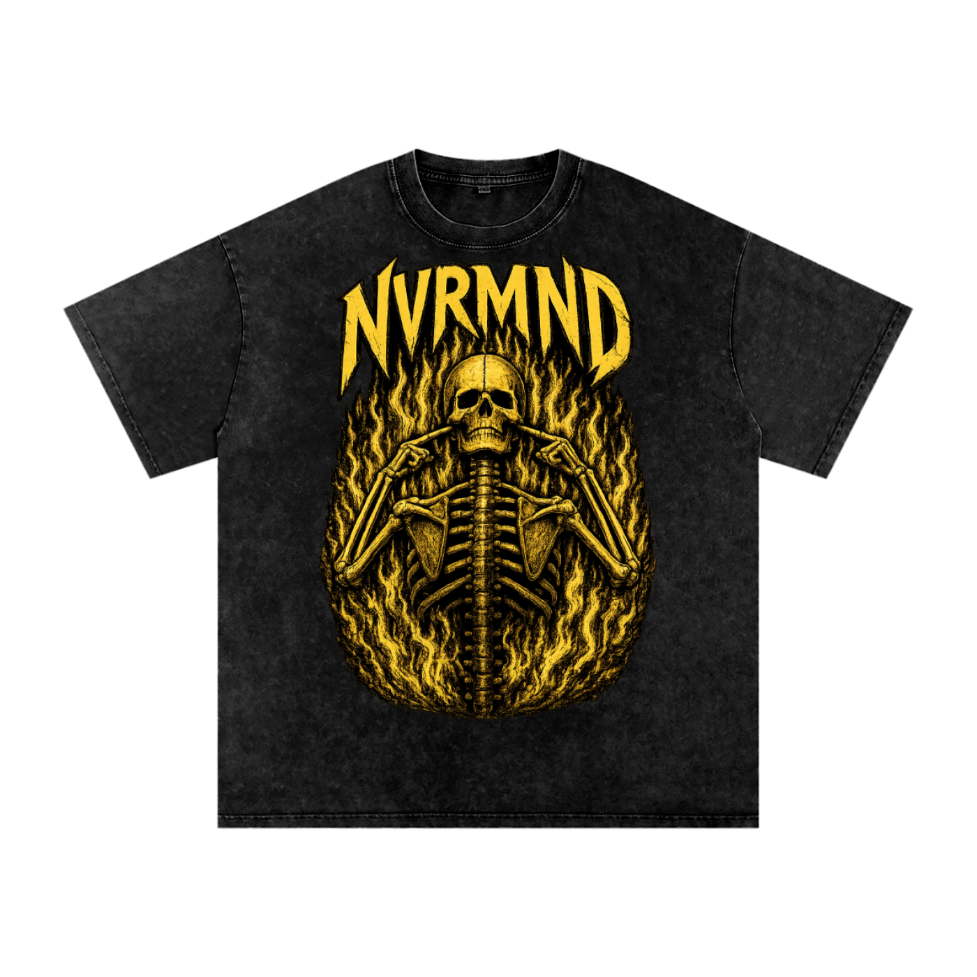 NVRMND Snow Washed Cotton T-Shirt