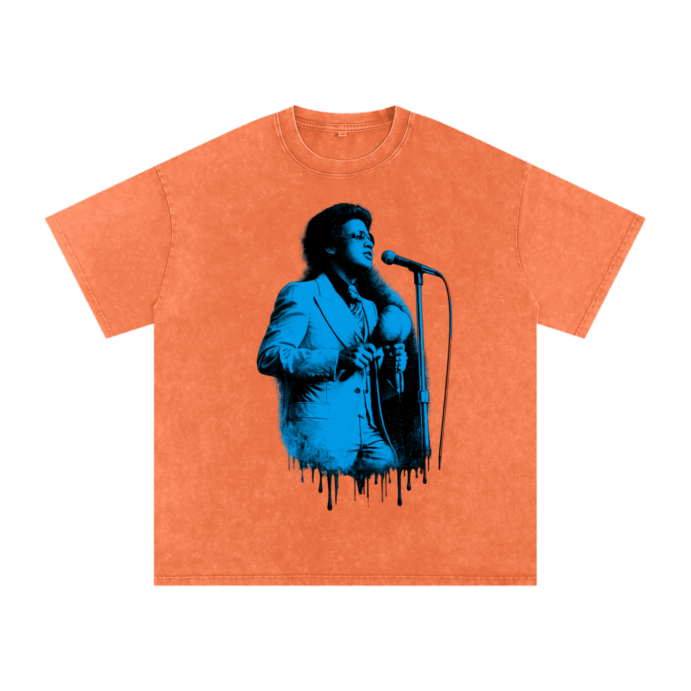 EL CANTANTÉ (*TRUE TO SIZE*) Snow Washed  Cotton T-Shirt