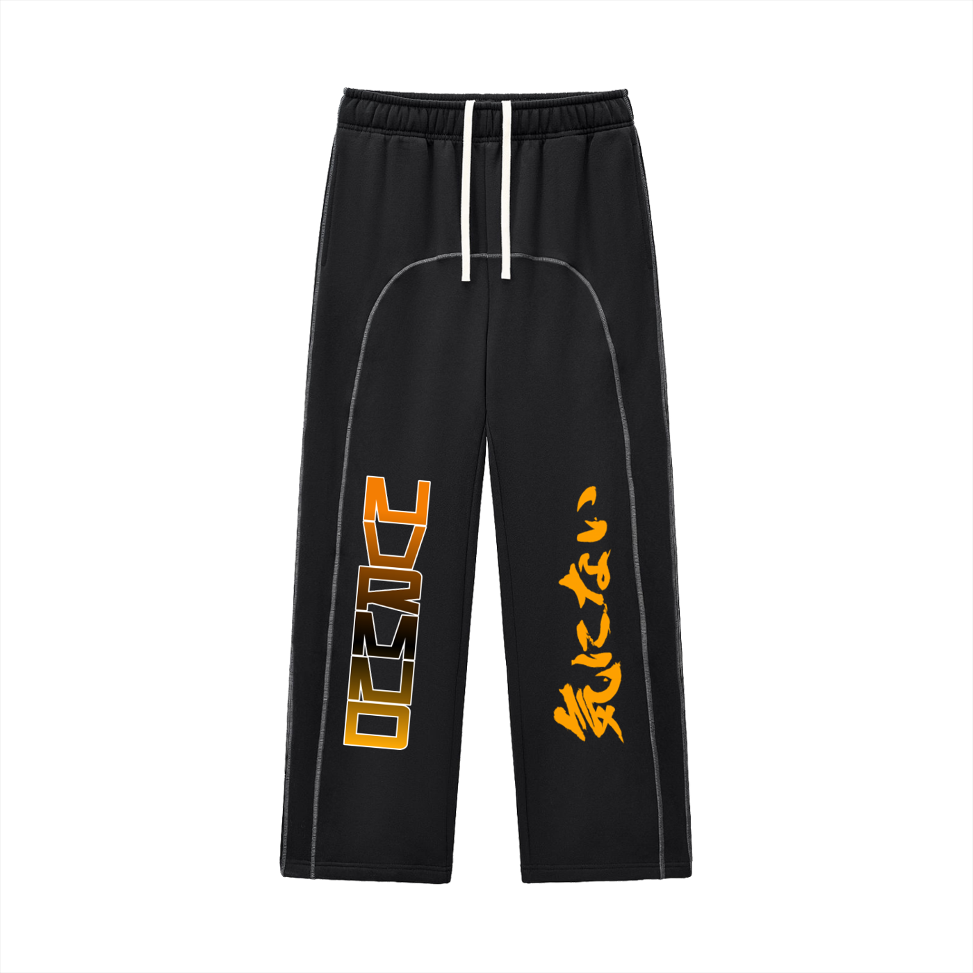 NVRMND Contrast-Stitched Fleece Sweatpants