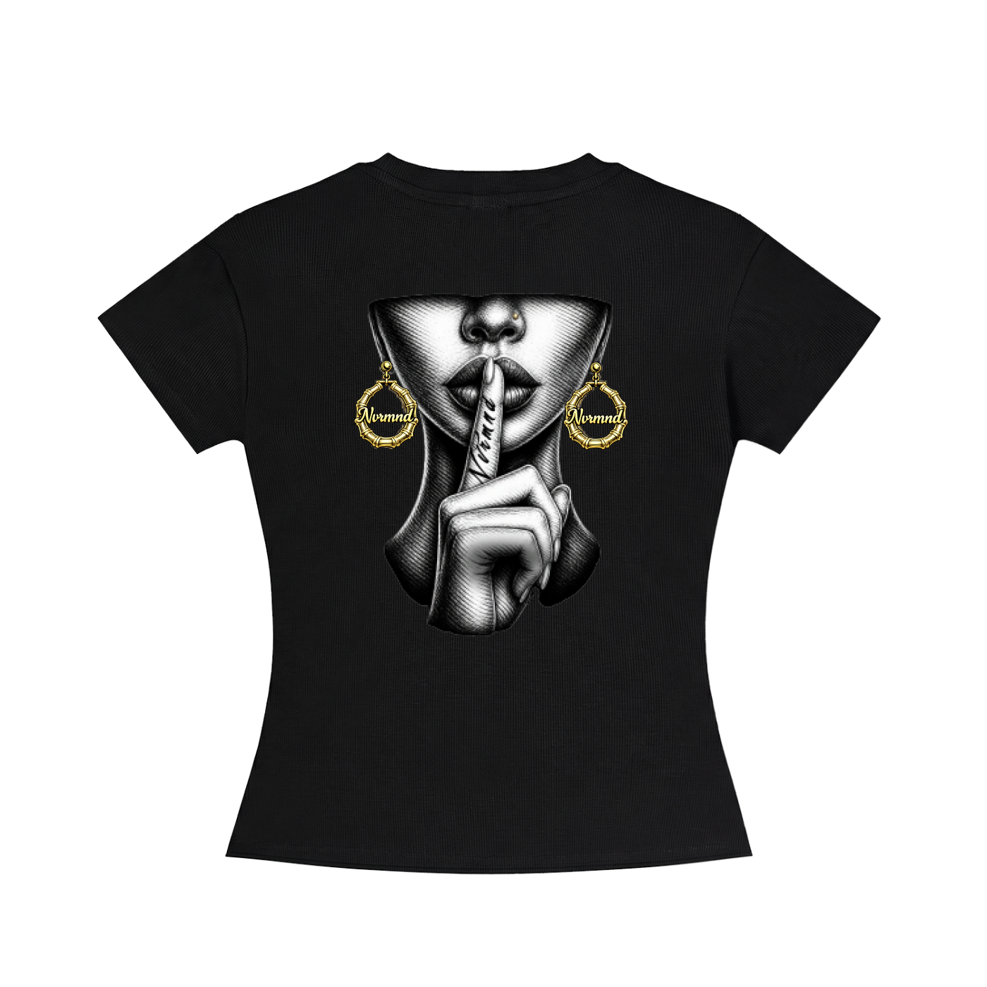 NVRMND Women's Slim Fit Crewneck T-Shirt