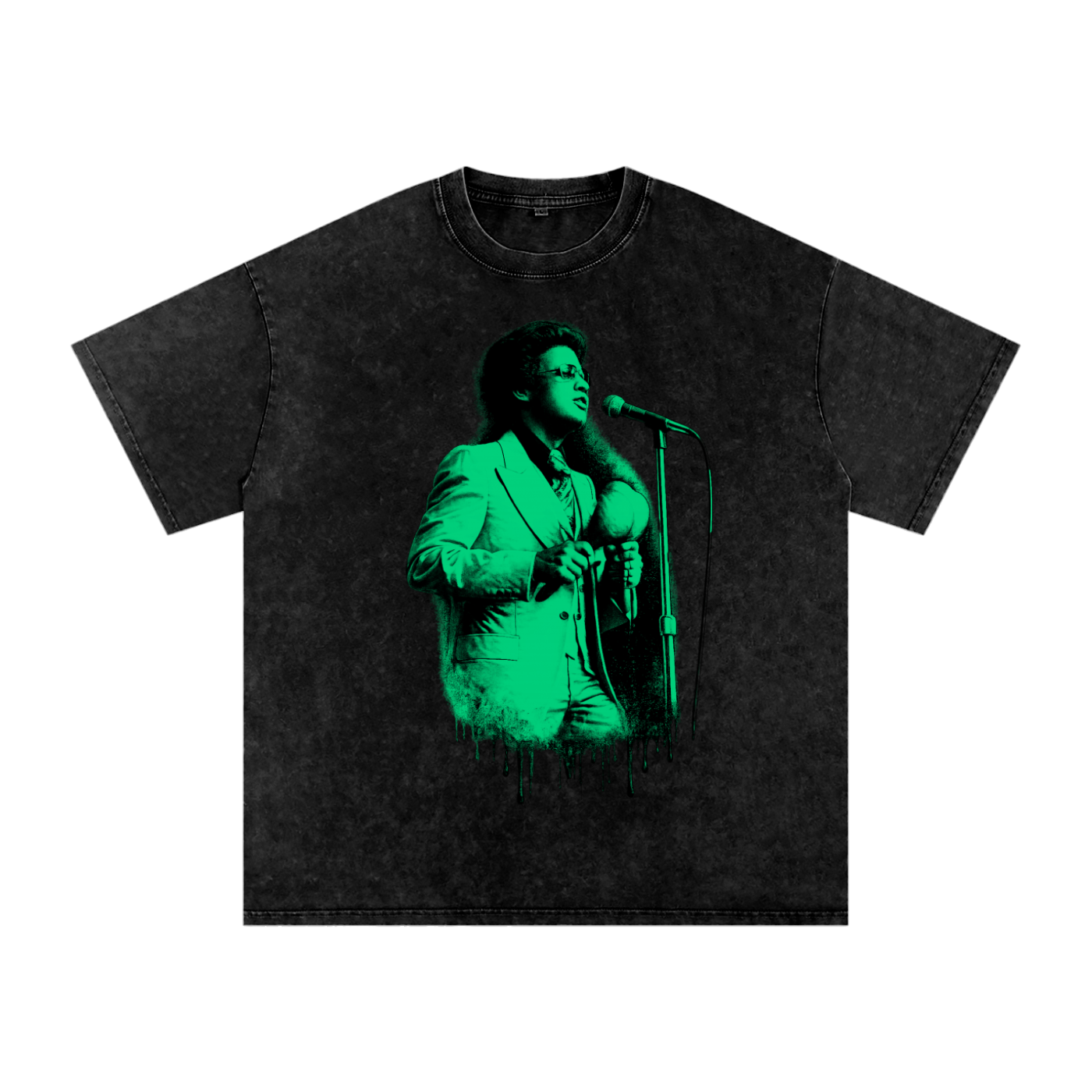 EL CANTANTÉ (*TRUE TO SIZE*) Snow Washed  Cotton T-Shirt