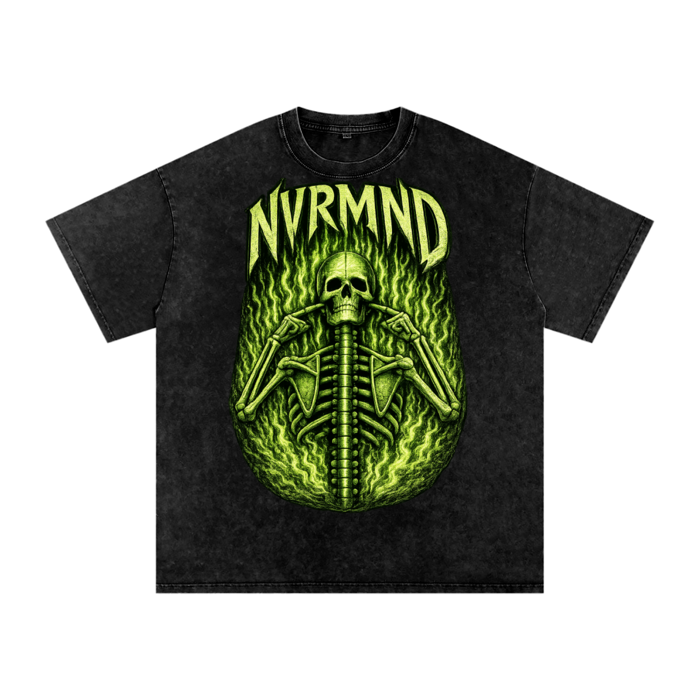 NVRMND Snow Washed Cotton T-Shirt