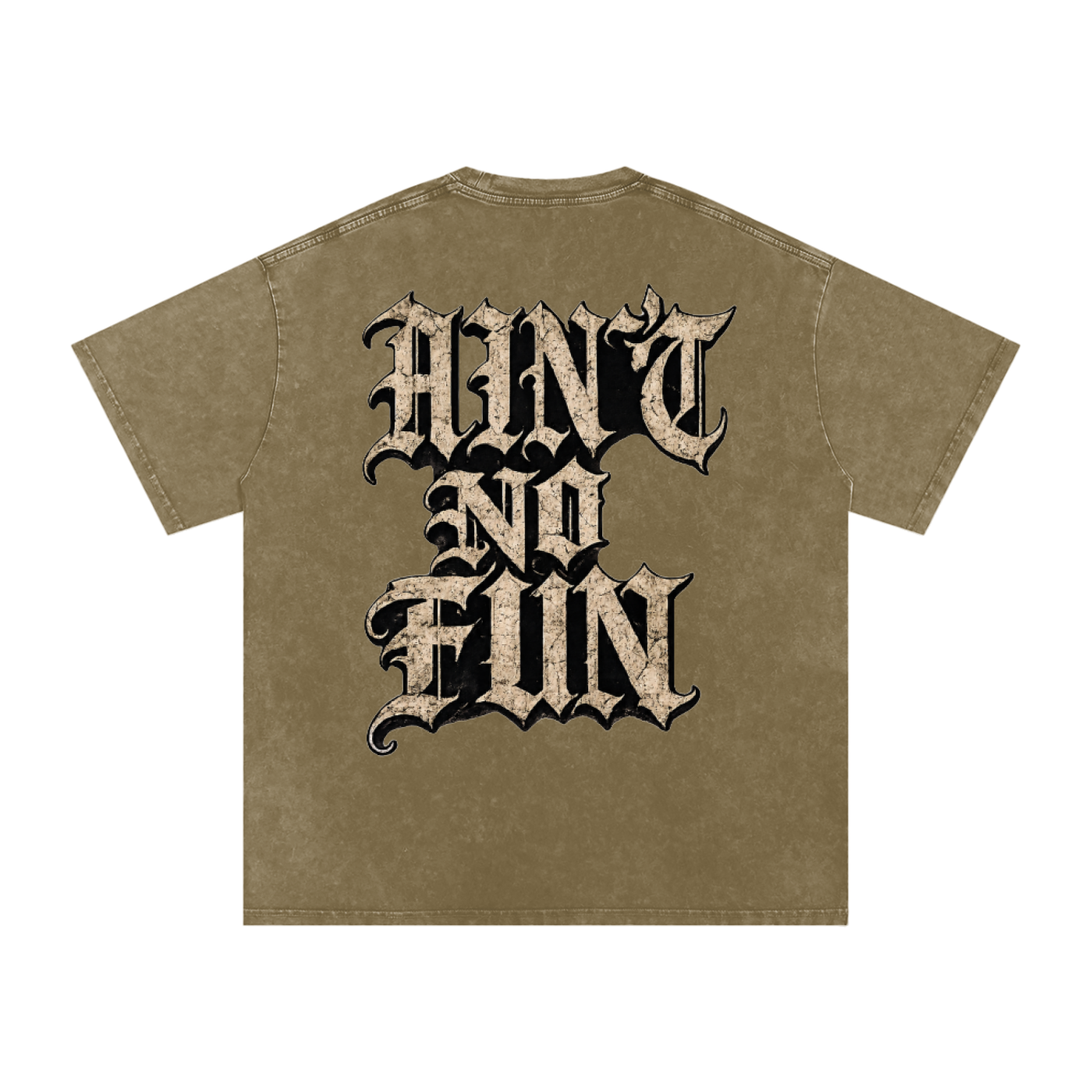 NEW RABBIT Snow Washed Oversized Cotton T-Shirt