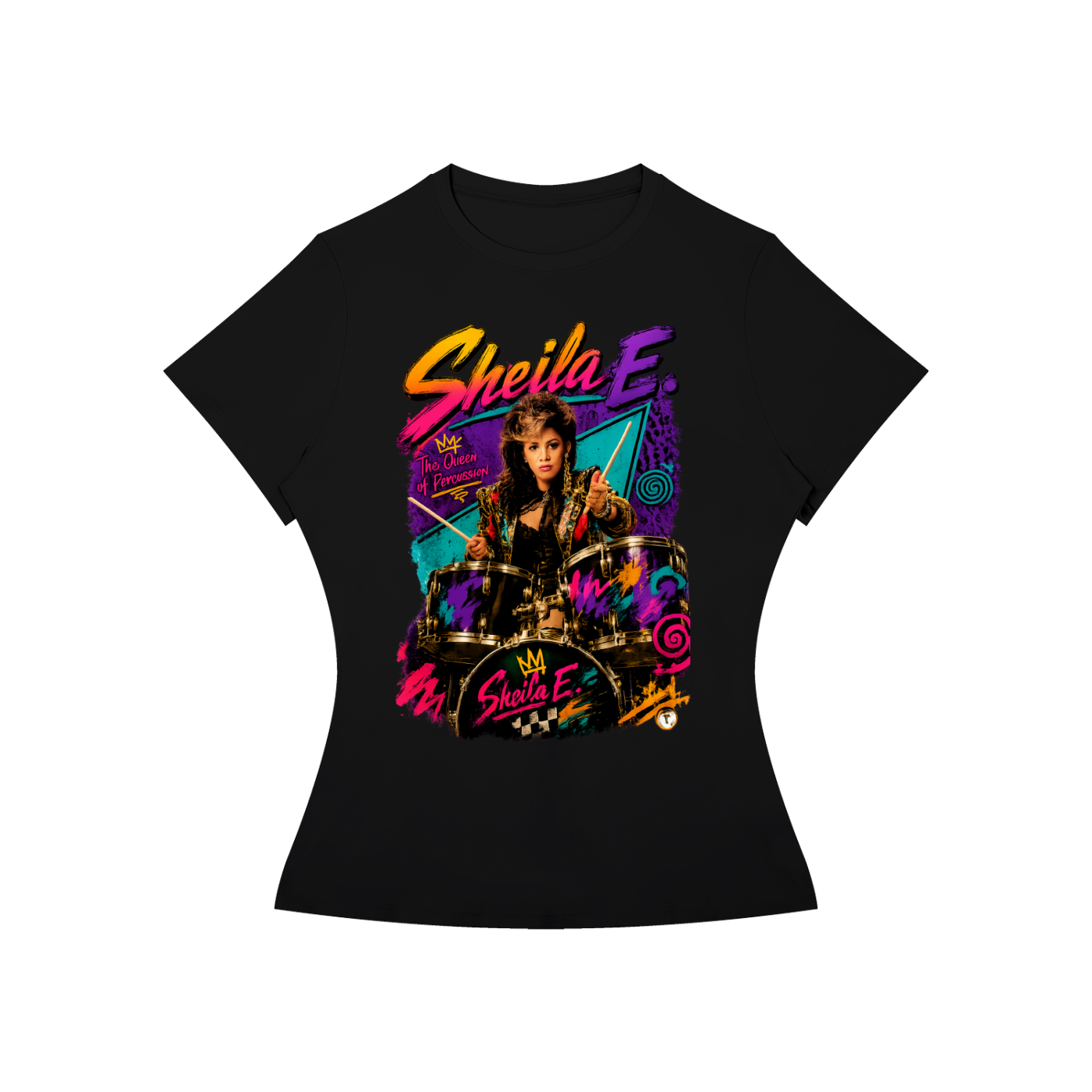 SHEILA E DRMDLR Women’s Slim Fit Performance T-Shirt