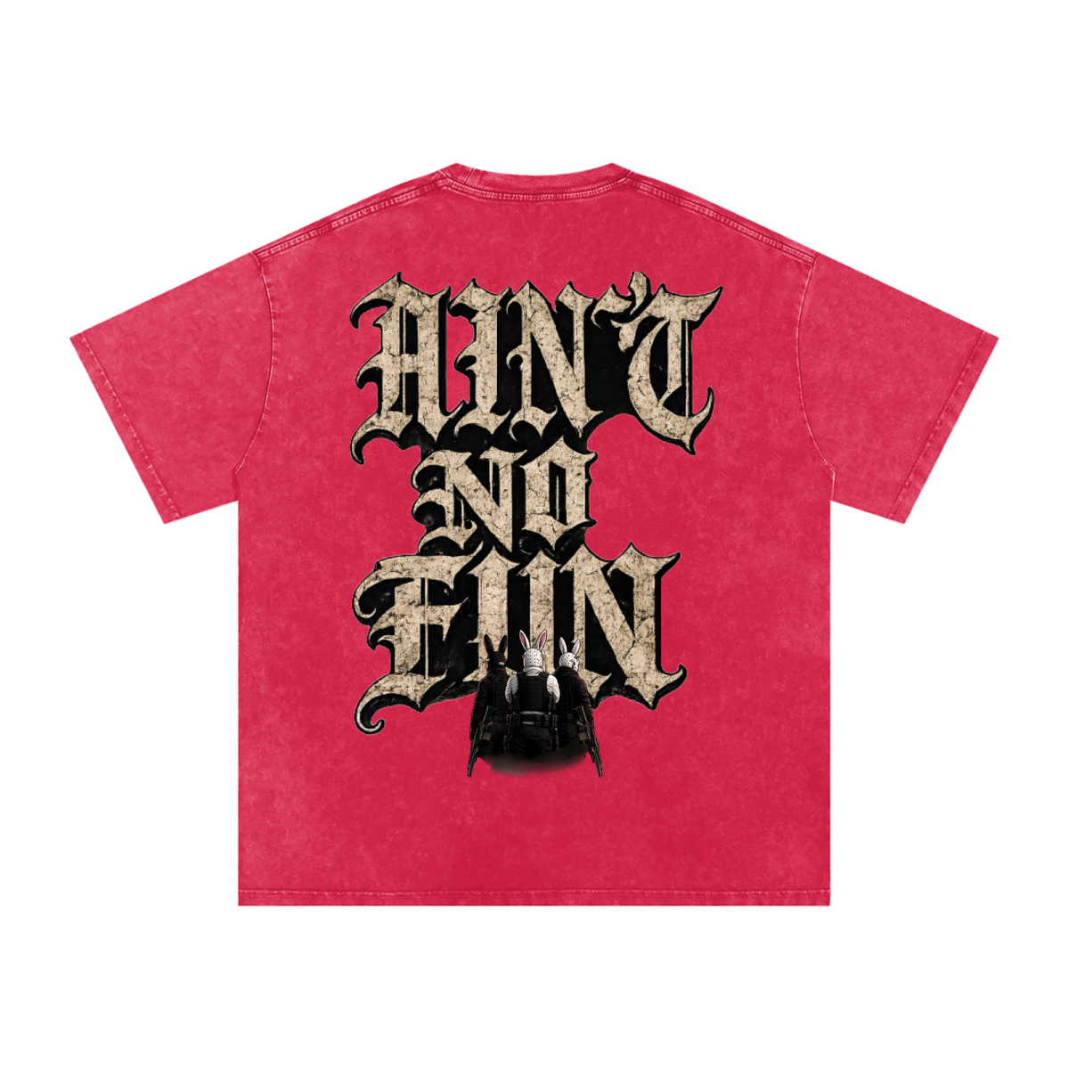 HEAT OPT 2 Snow Washed Oversized Cotton T-Shirt