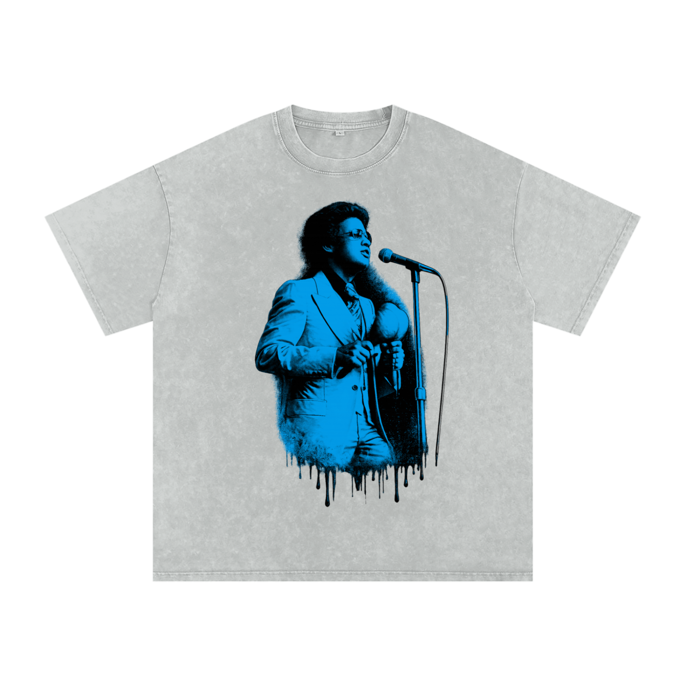 EL CANTANTÉ (*TRUE TO SIZE*) Snow Washed  Cotton T-Shirt