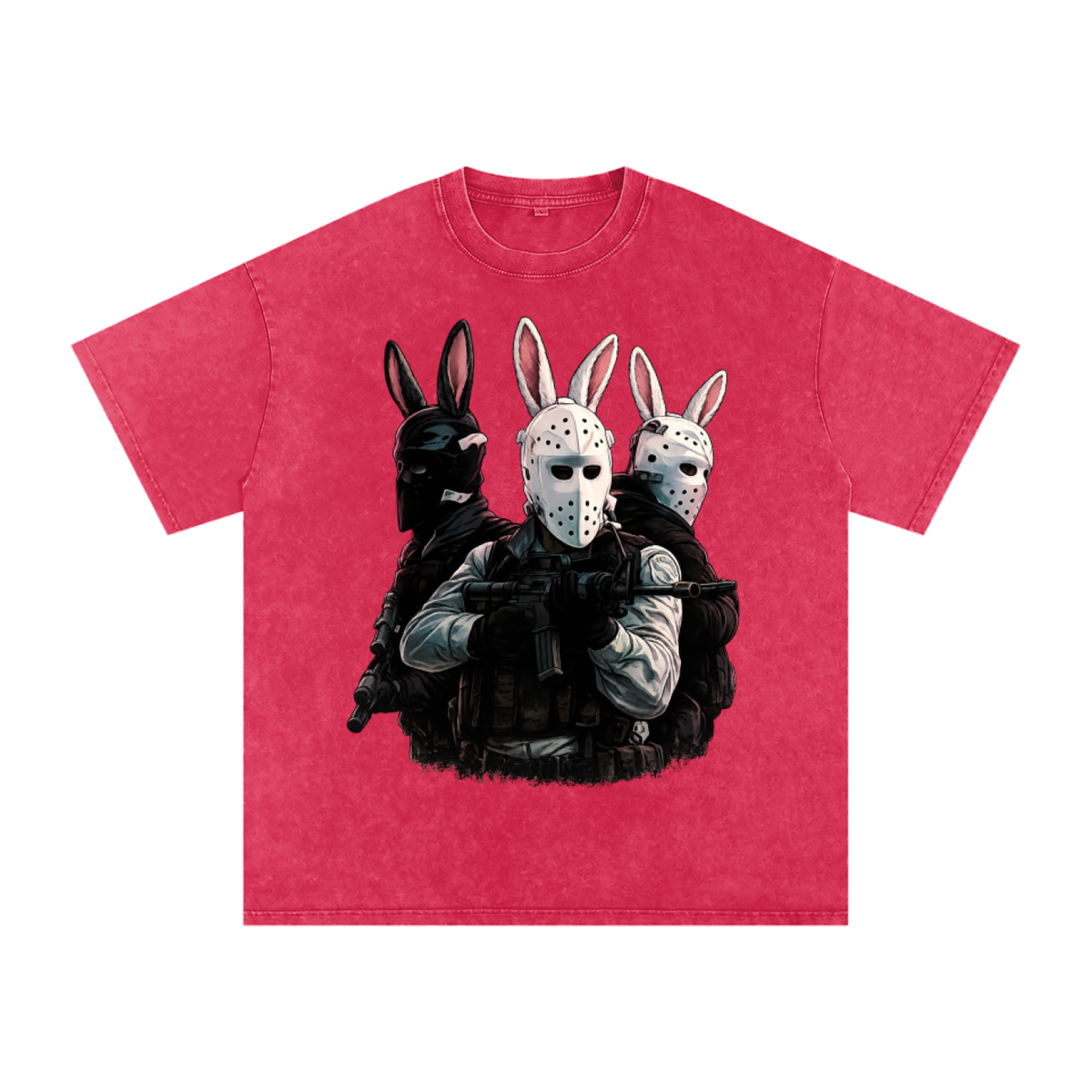 HEAT OPT 2 Snow Washed Oversized Cotton T-Shirt