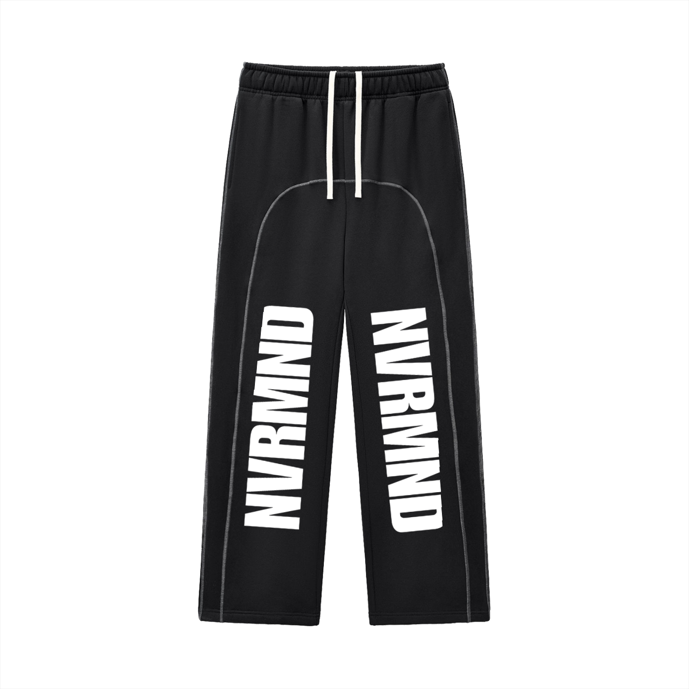 Contrast-Stitched Fleece Sweatpants