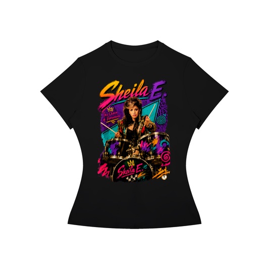 SHEILA E DRMDLR Women’s Slim Fit Performance T-Shirt