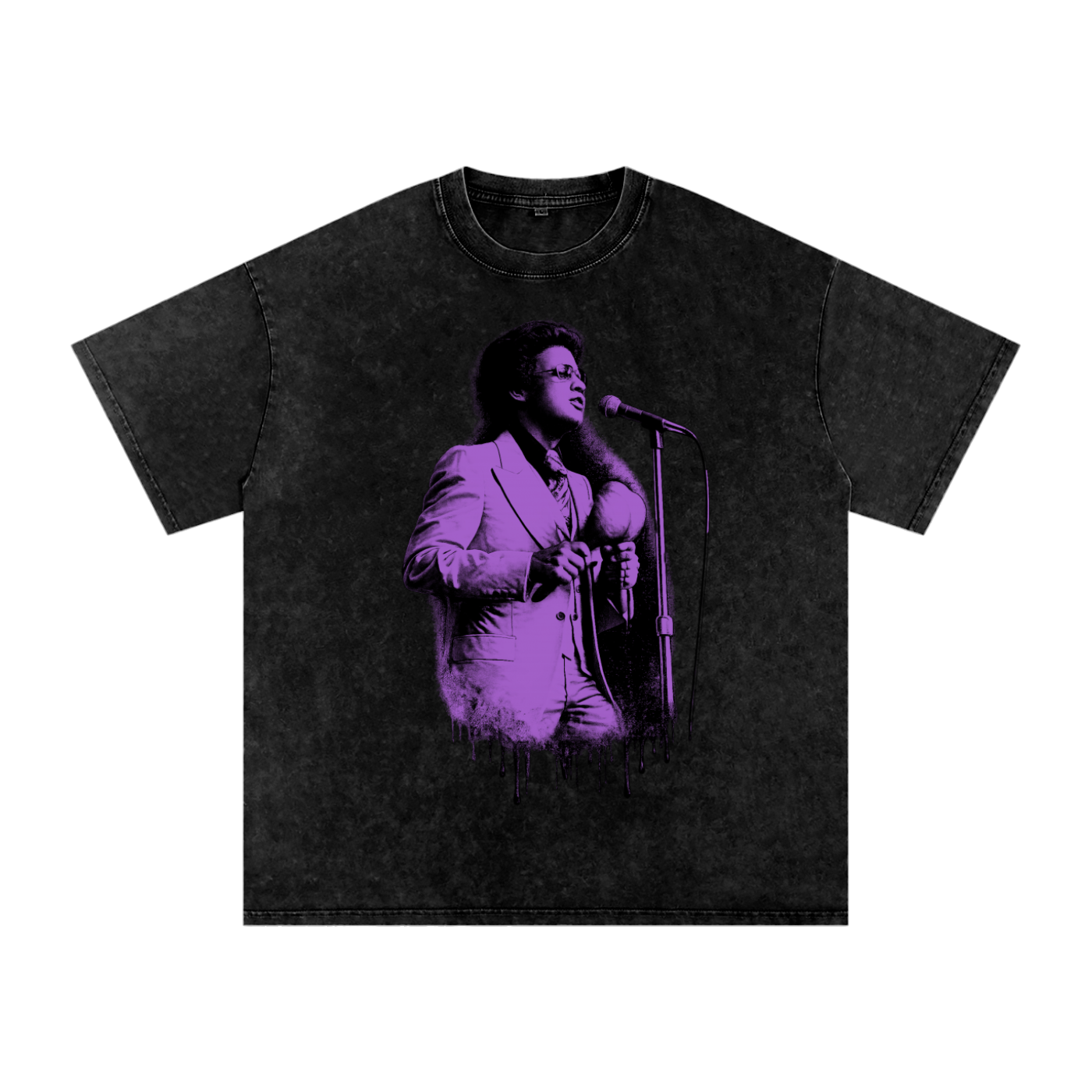 EL CANTANTÉ (*TRUE TO SIZE*) Snow Washed  Cotton T-Shirt