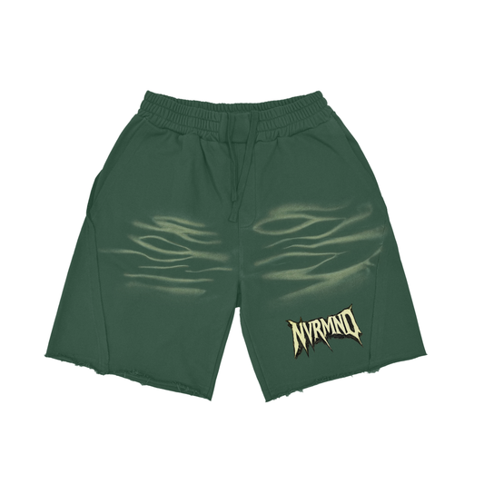 NVRMND Vintage Washed Tiger Stripes Short Pants