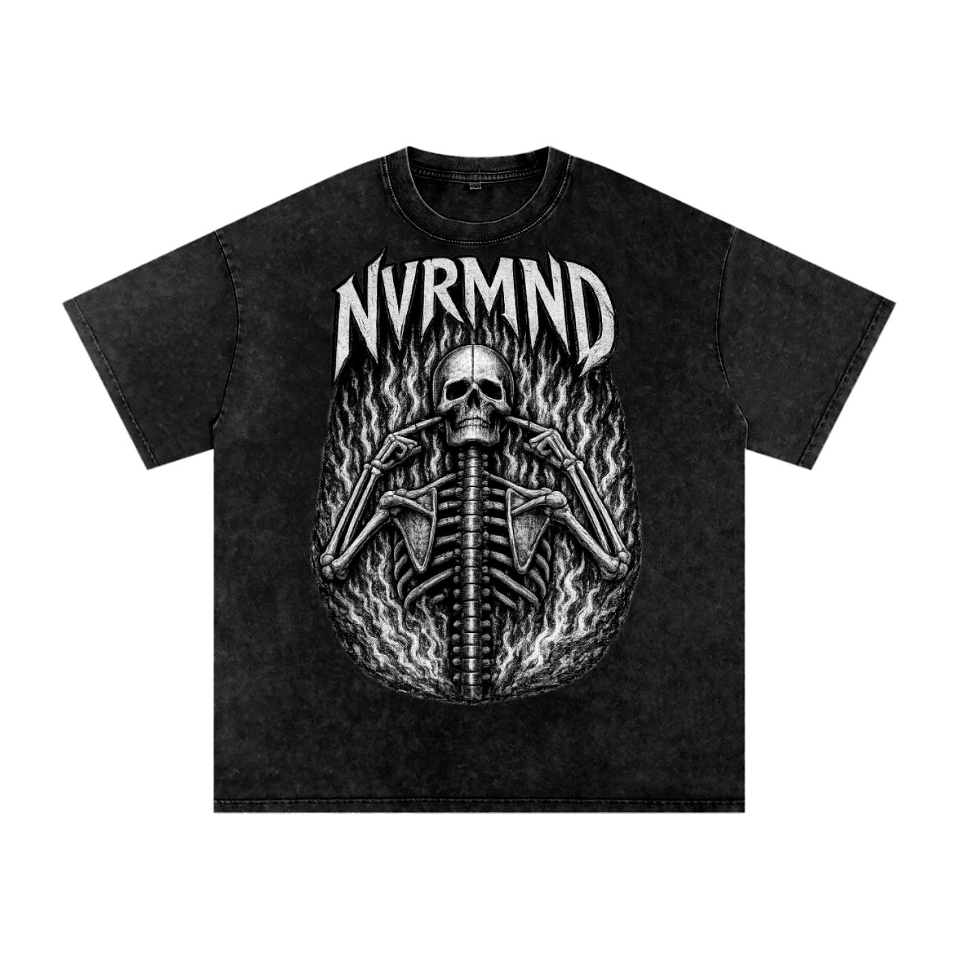 NVRMND Snow Washed Cotton T-Shirt