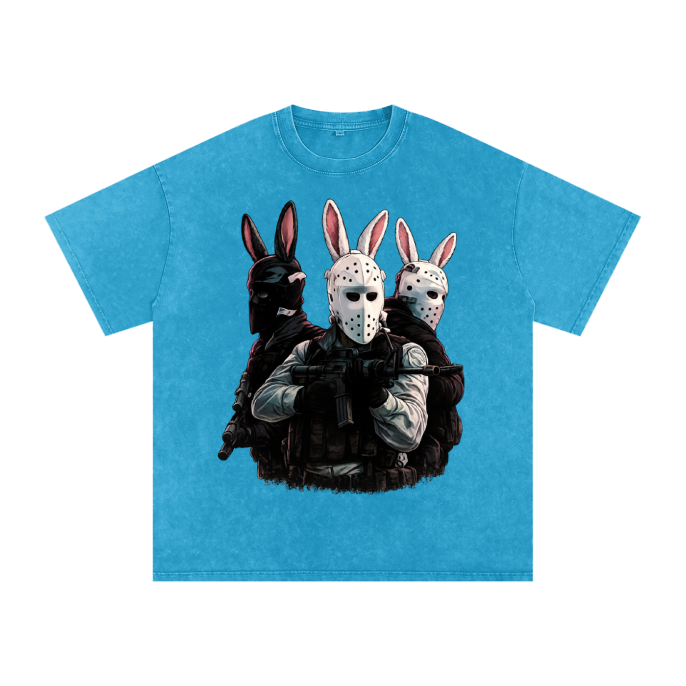 HEAT OPT 2 Snow Washed Oversized Cotton T-Shirt