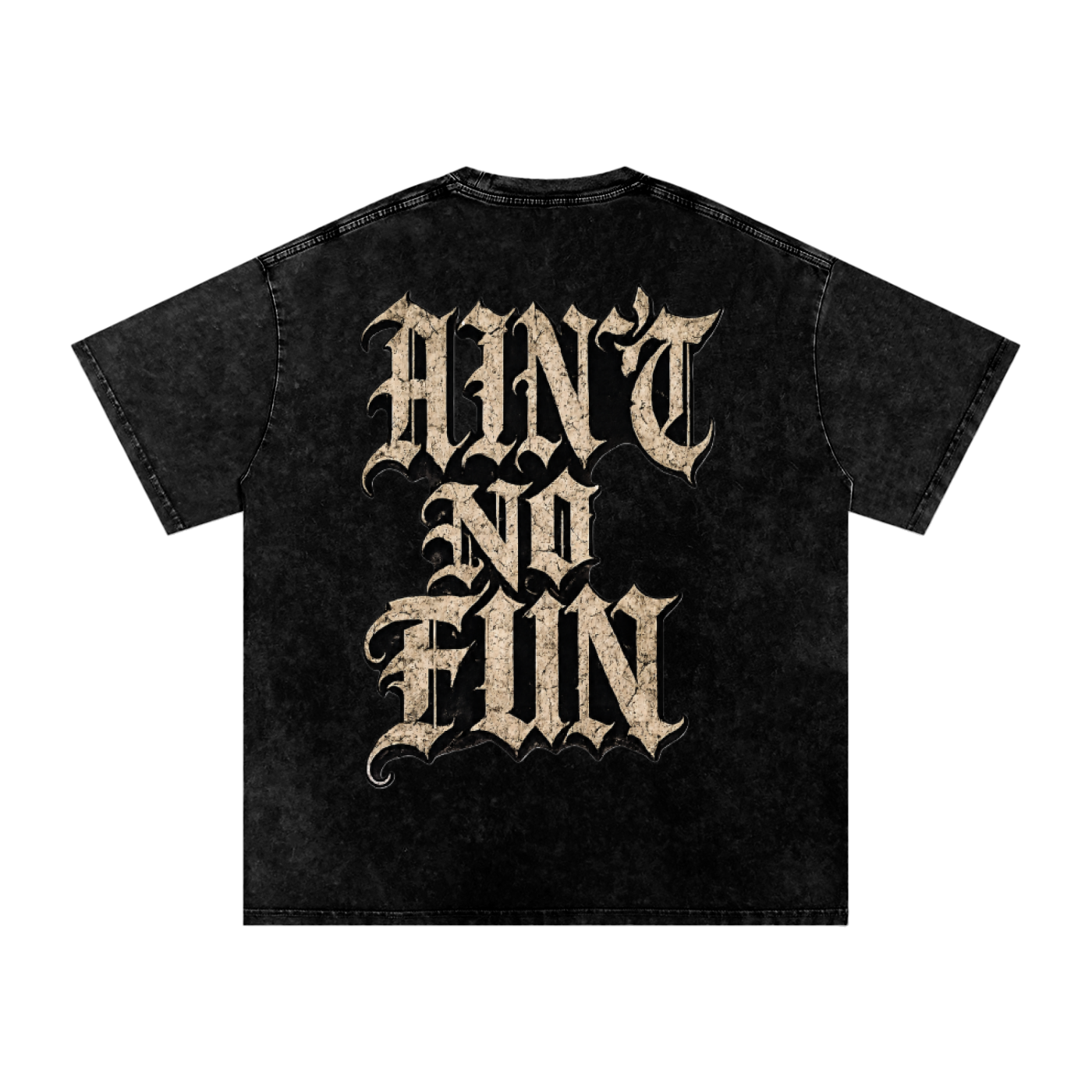 HEAT Snow Washed (*SIZE UP FOR OVERSIZED FIT*)Oversized Cotton T-Shirt