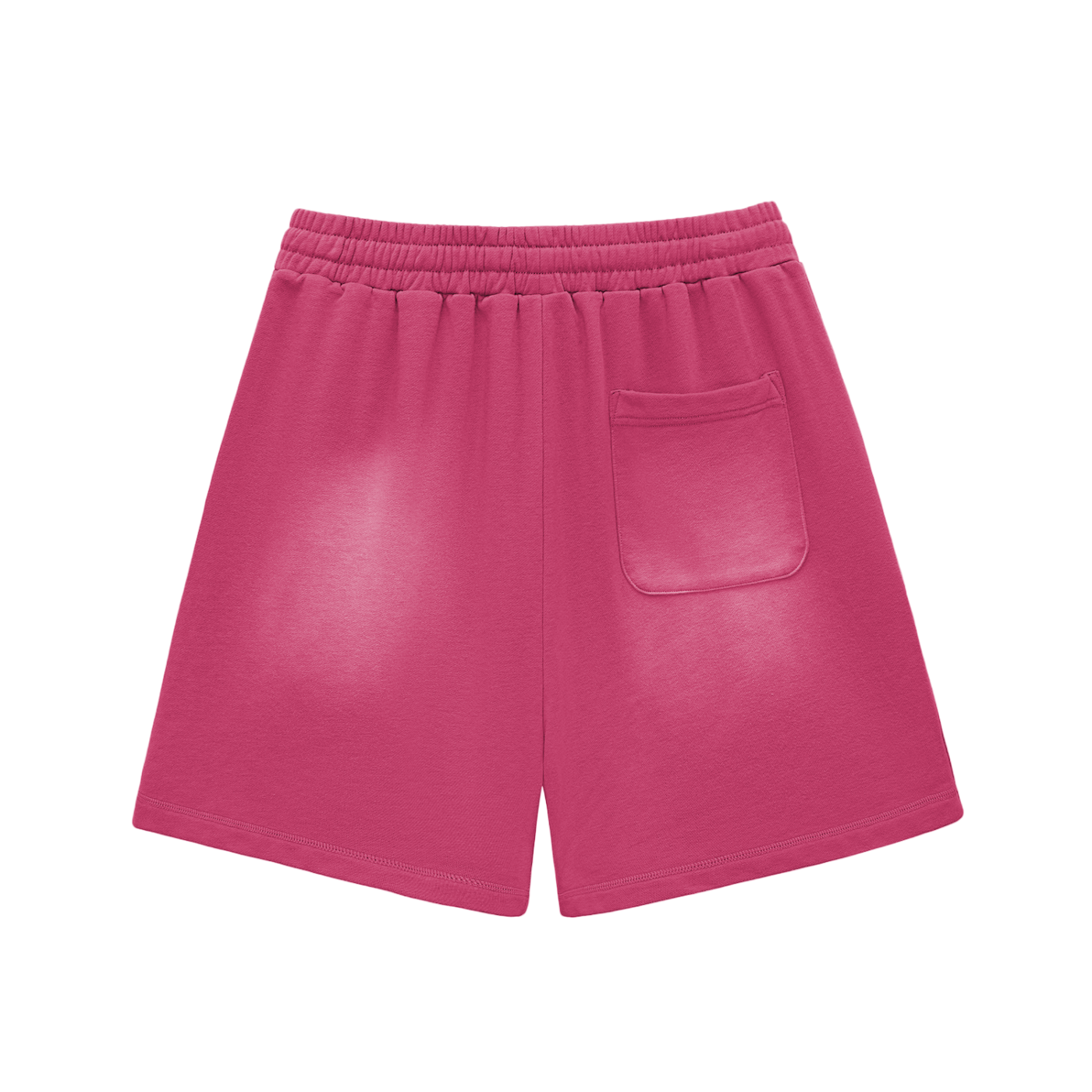 NARCOTECHS (*SIZE UP FOR BEST FIT *)Fade Raw Edge Cotton Shorts (*SIZE UP FOR BEST FIT*)