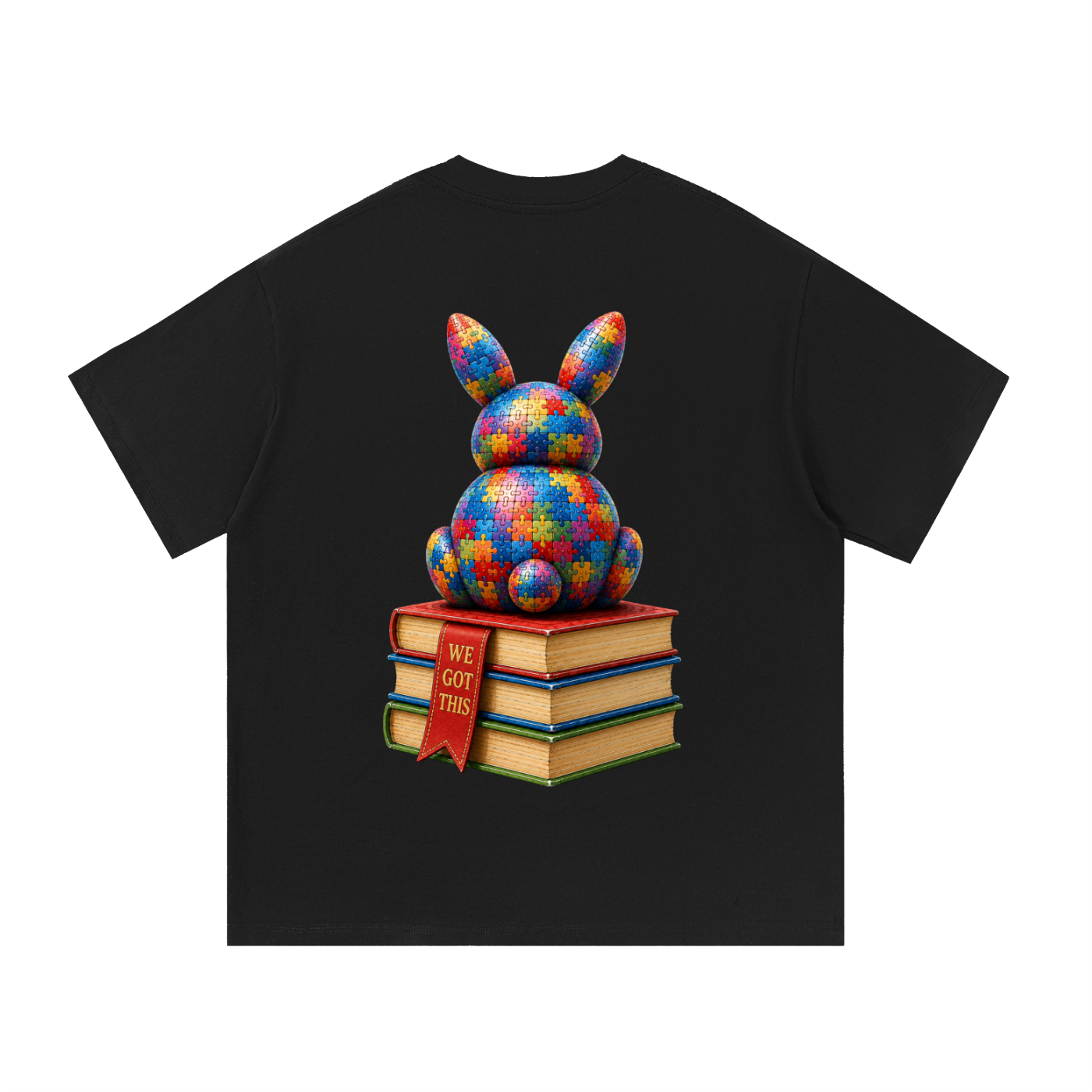 Autism Awareness Rabbit Essential Cotton T-Shirt