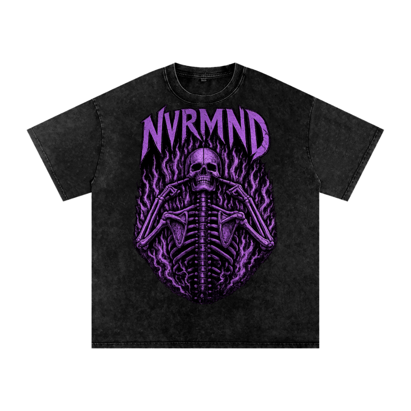 NVRMND Snow Washed Cotton T-Shirt