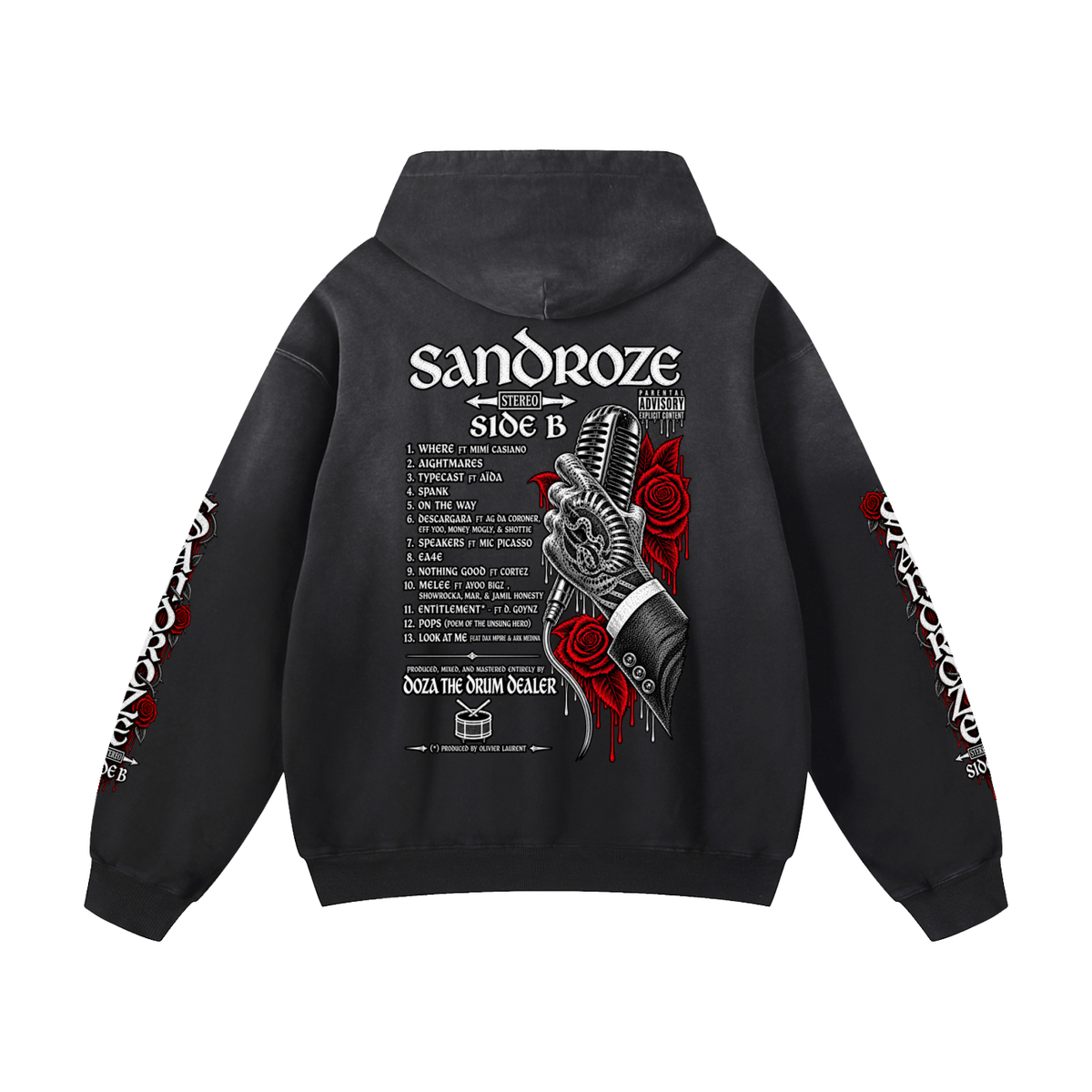 SANDROZE SIDE B — Heavyweight Sunfade Hoodie
