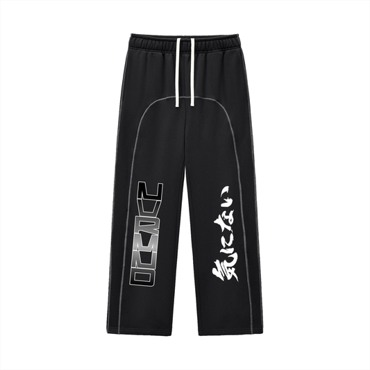 NVRMND Contrast-Stitched Fleece Sweatpants