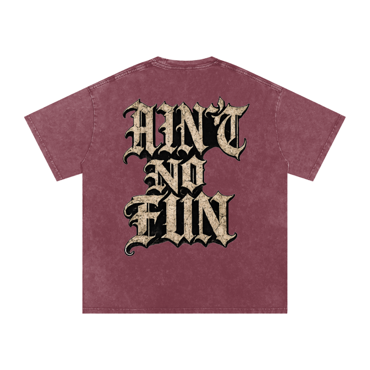 NEW RABBIT Snow Washed Oversized Cotton T-Shirt