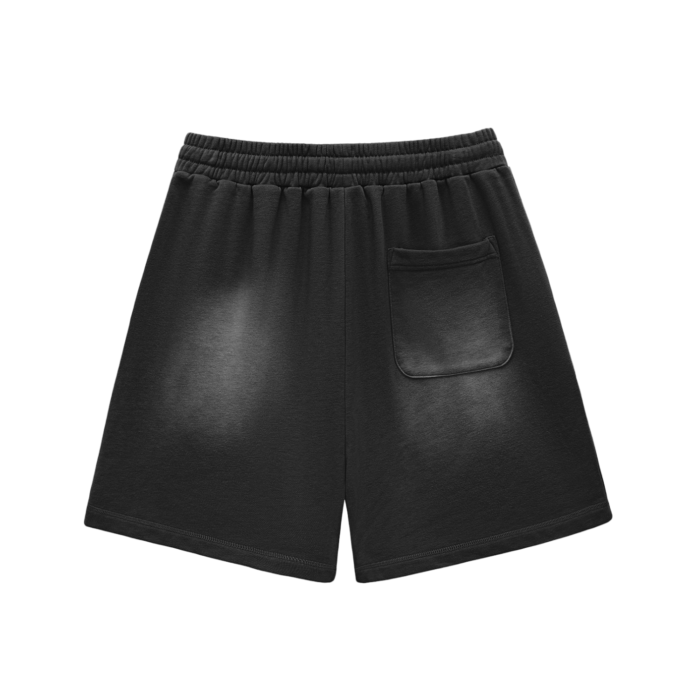 NARCOTECHS (*SIZE UP FOR BEST FIT *)Fade Raw Edge Cotton Shorts (*SIZE UP FOR BEST FIT*)