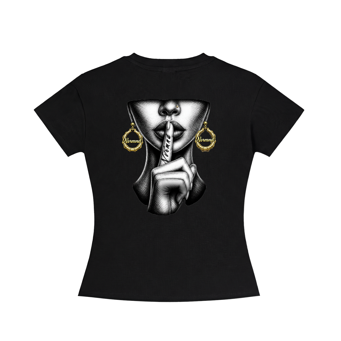 NVRMND Women's Slim Fit Crewneck T-Shirt