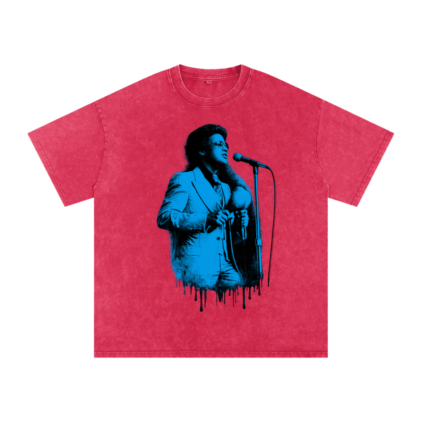 EL CANTANTÉ (*TRUE TO SIZE*) Snow Washed  Cotton T-Shirt