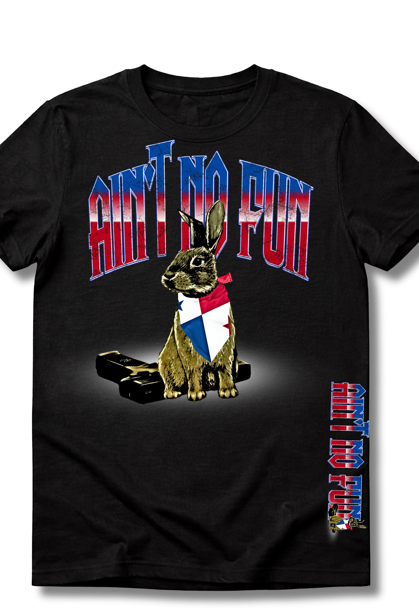 New AIN'T NO FUN WHEN THE RABBIT GOT THE GUN TEES