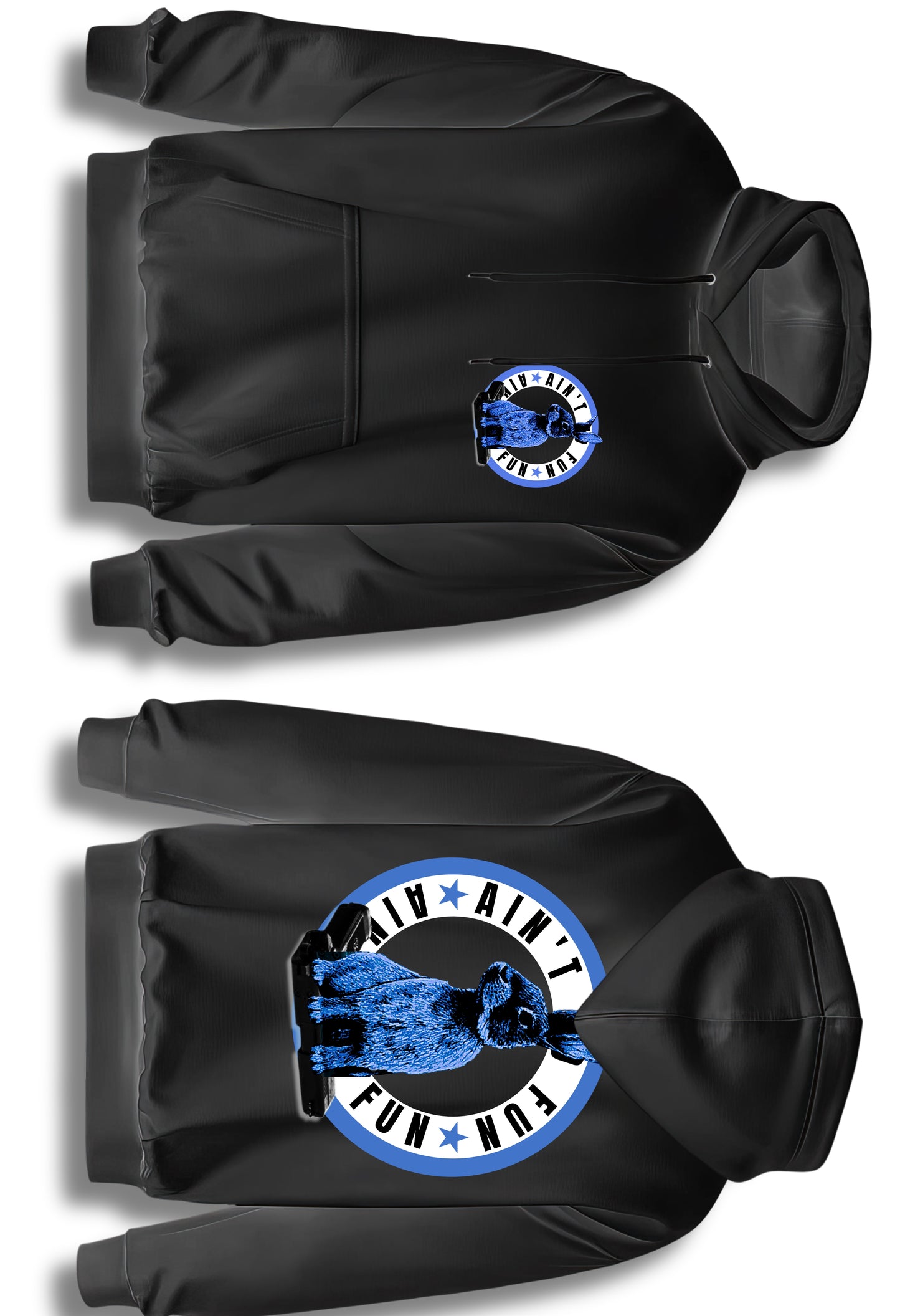 Rabbit Stamp Logo  Hoodies