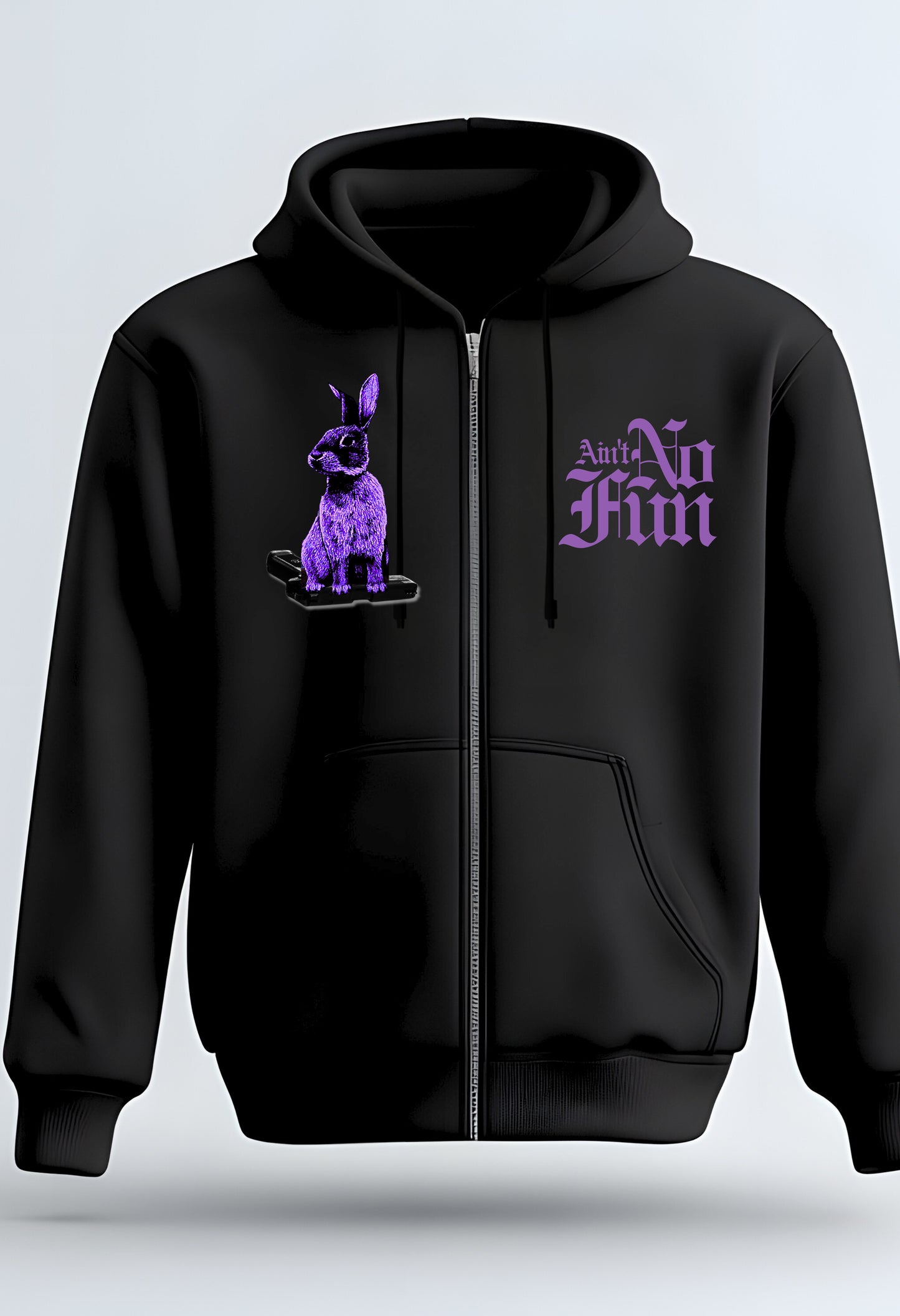 Purple Rabbit Zip Up