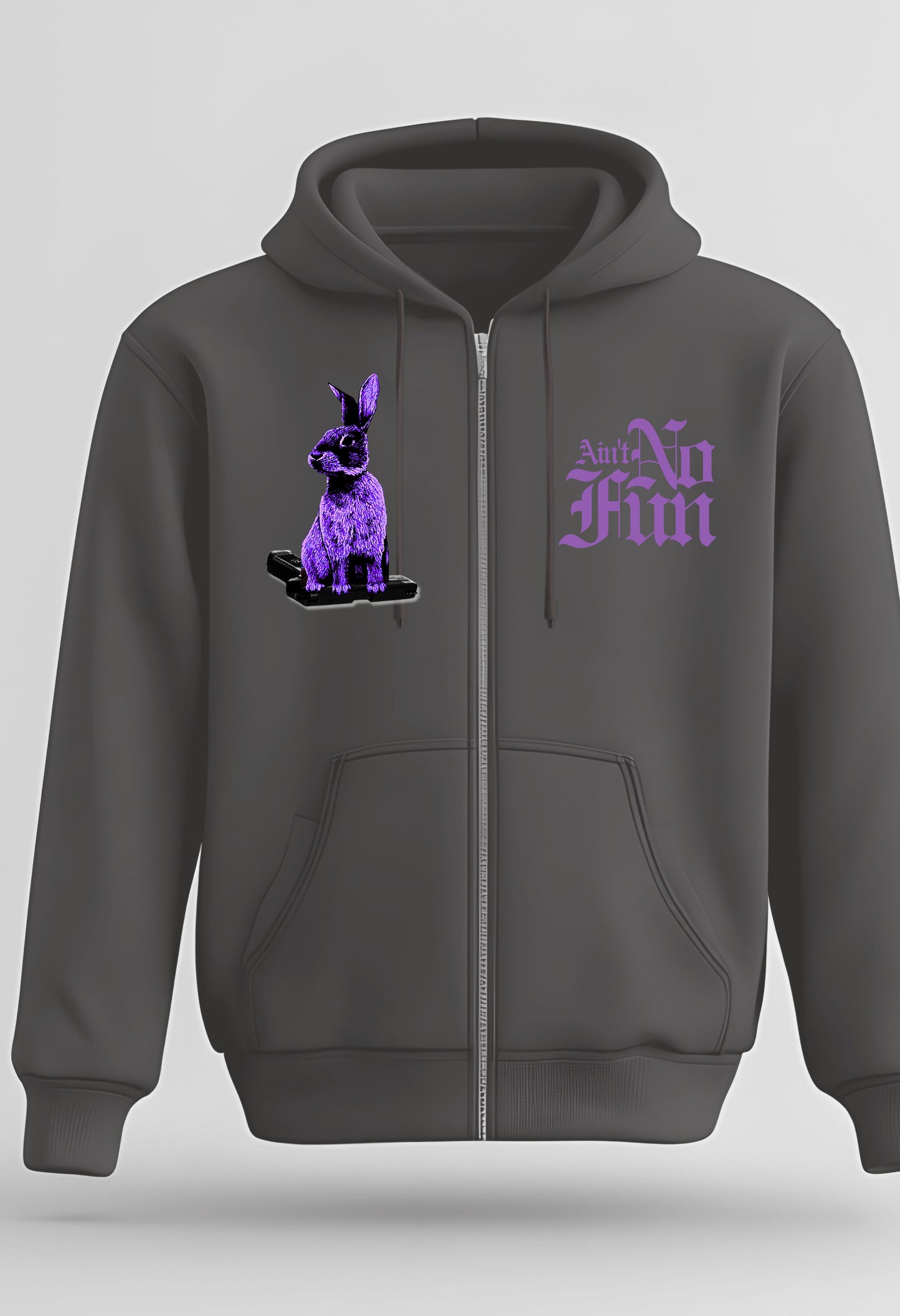 Purple Rabbit Zip Up