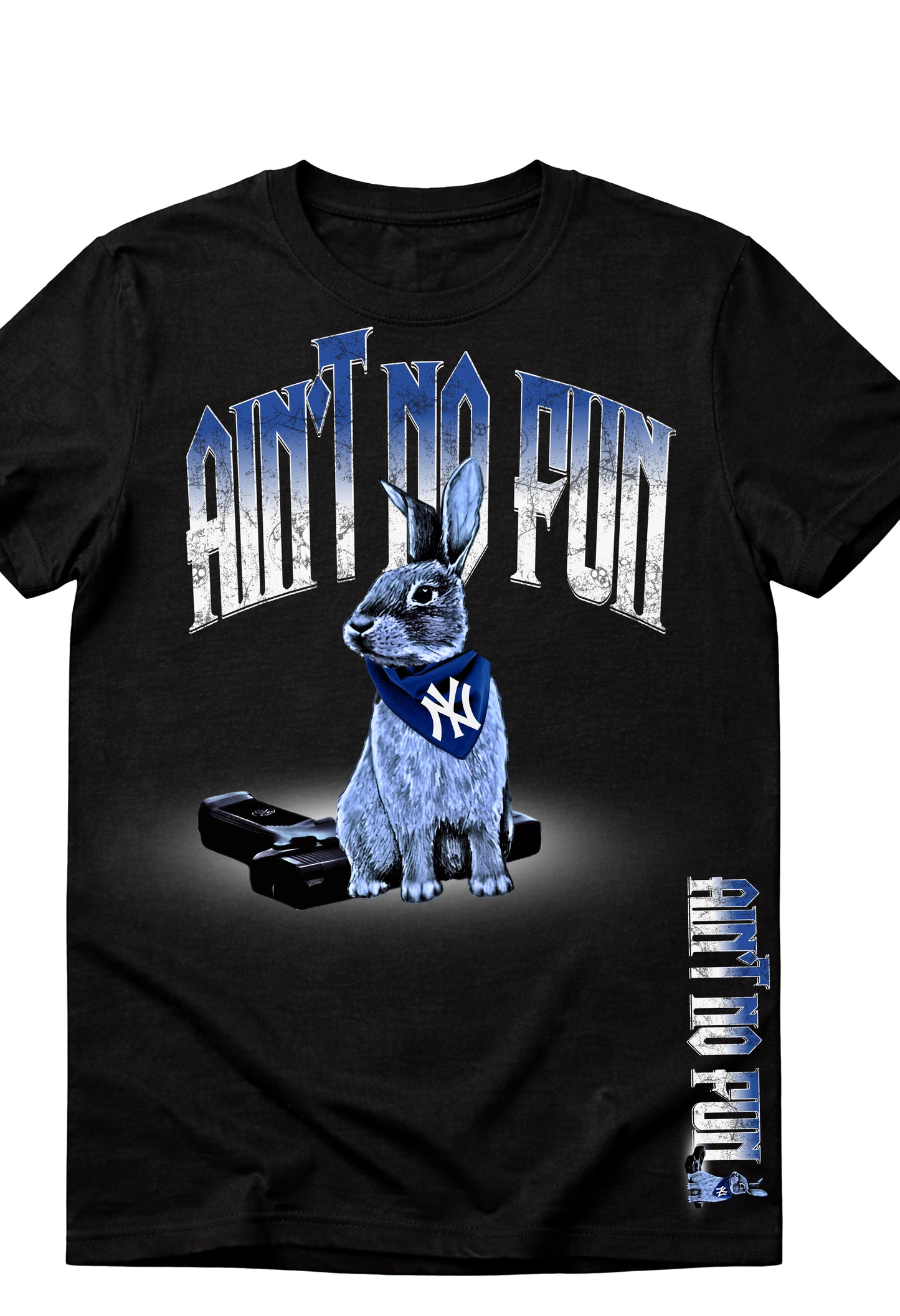 New AIN'T NO FUN WHEN THE RABBIT GOT THE GUN TEES