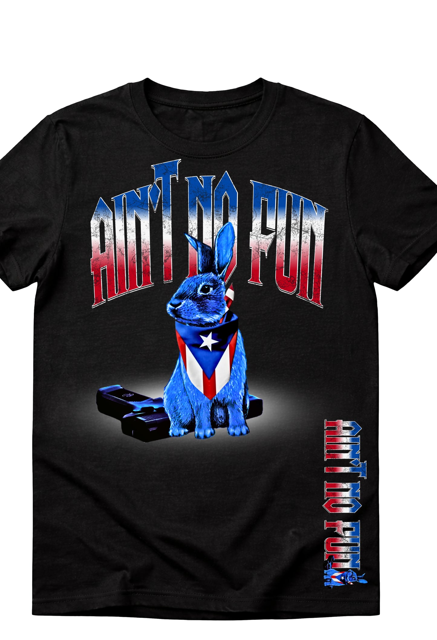 New AIN'T NO FUN WHEN THE RABBIT GOT THE GUN TEES