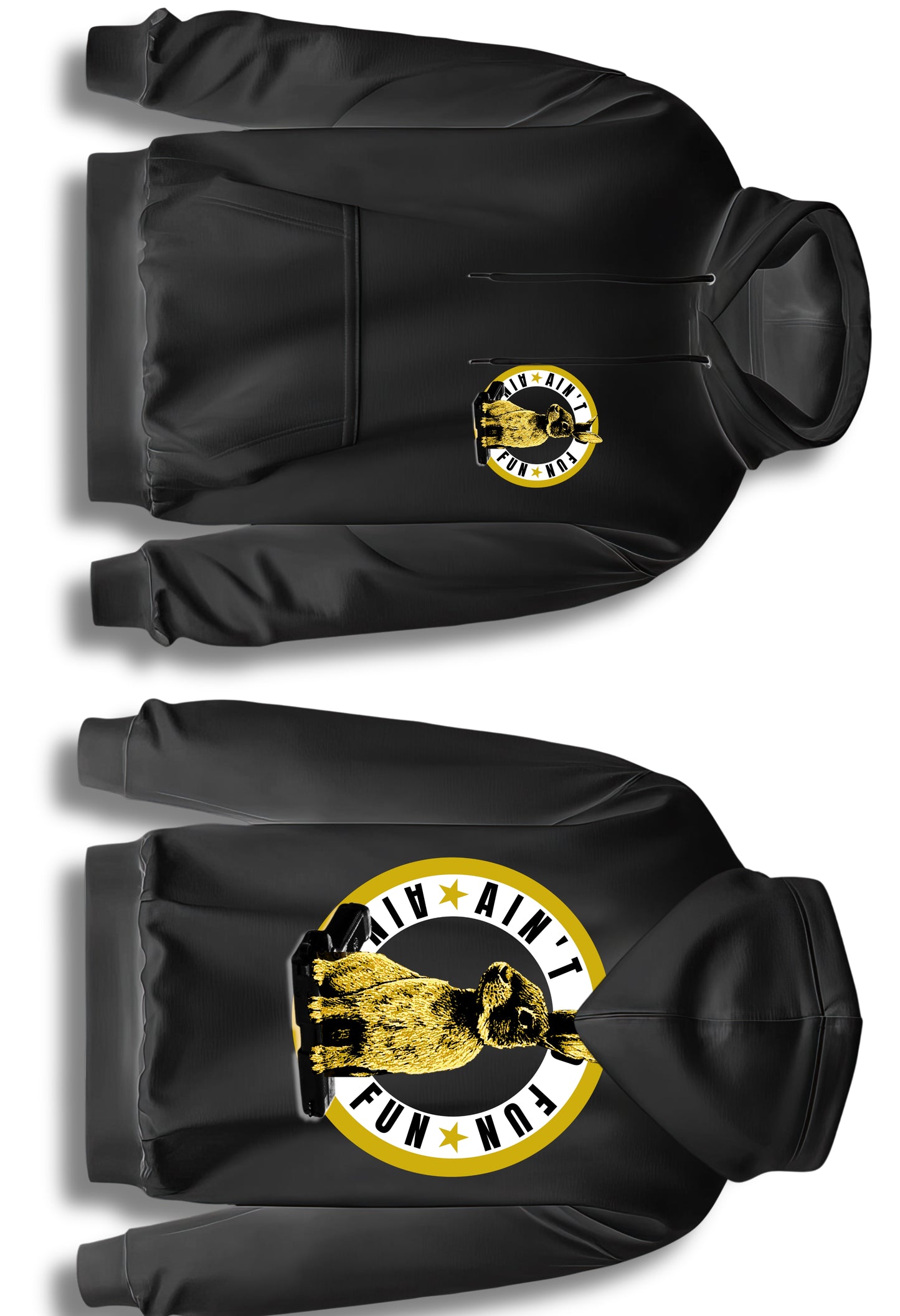 Rabbit Stamp Logo  Hoodies