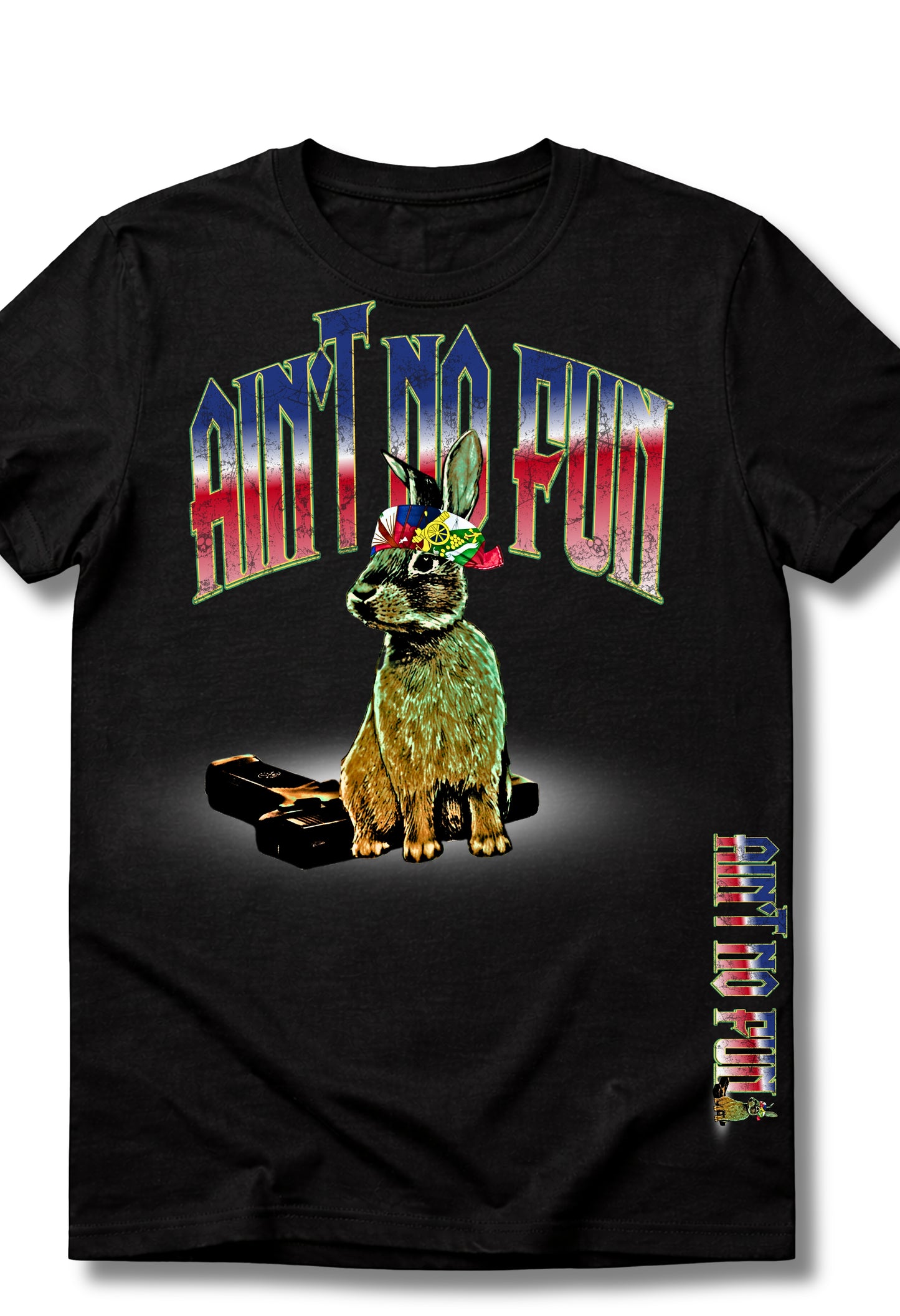 New AIN'T NO FUN WHEN THE RABBIT GOT THE GUN TEES