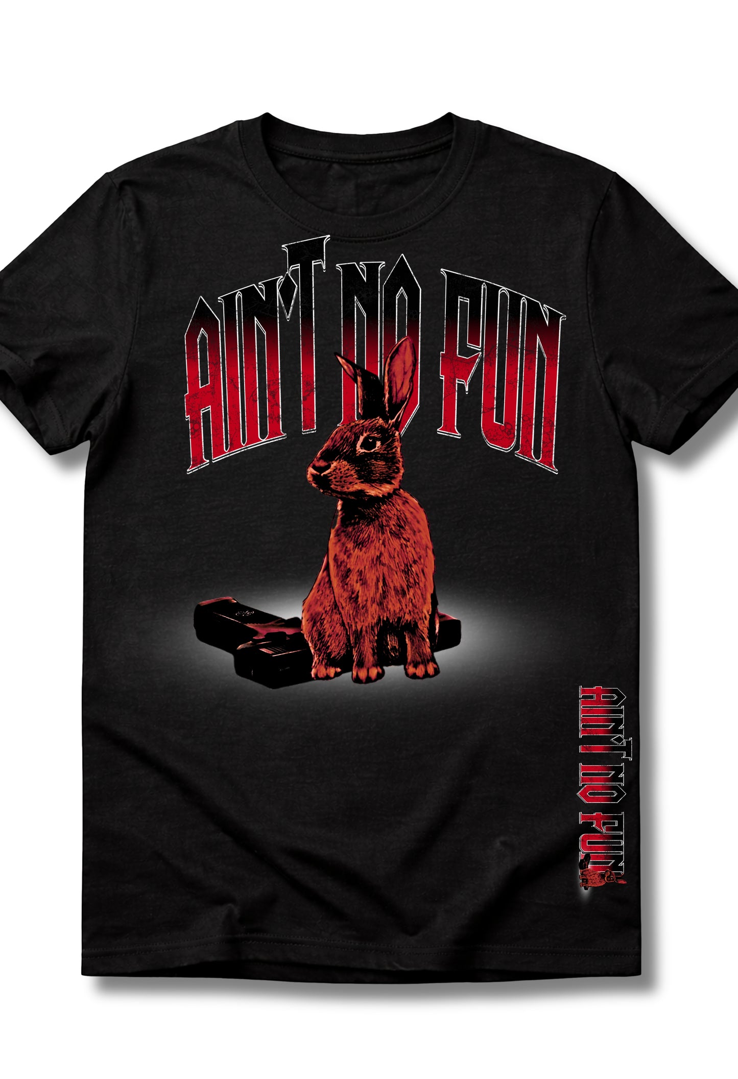 New AIN'T NO FUN WHEN THE RABBIT GOT THE GUN TEES