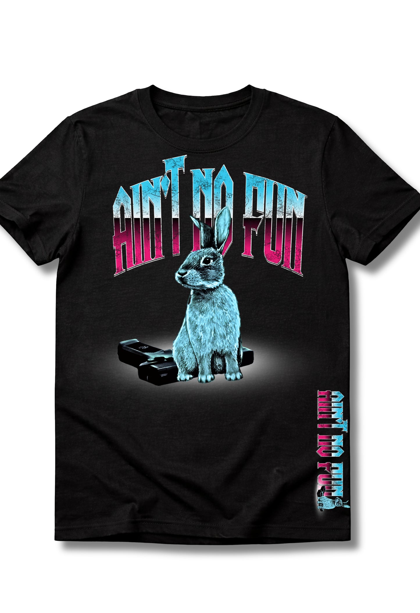 New AIN'T NO FUN WHEN THE RABBIT GOT THE GUN TEES