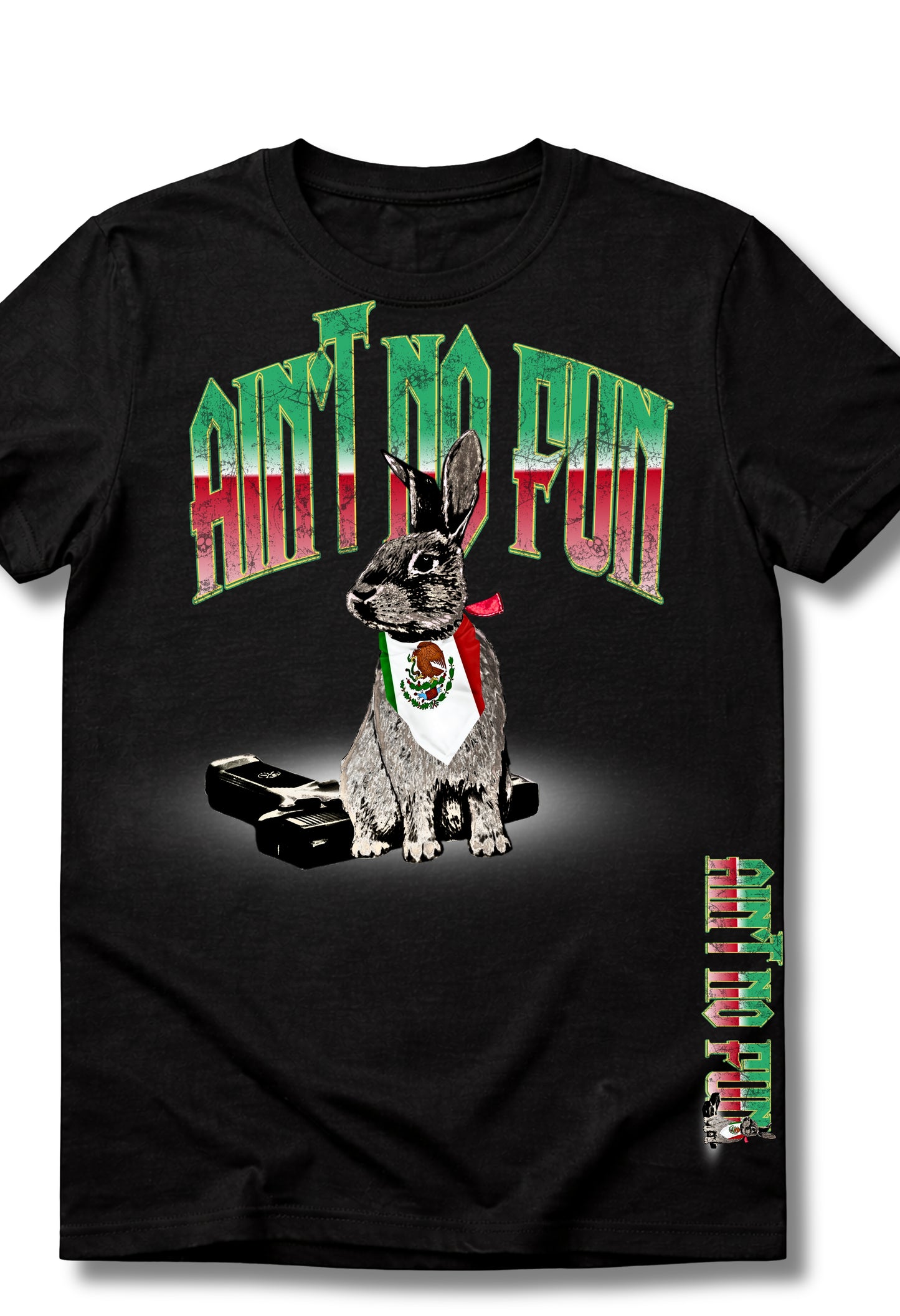 New AIN'T NO FUN WHEN THE RABBIT GOT THE GUN TEES