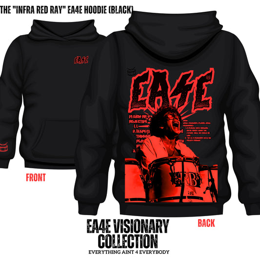 The Infra Red Ray EA4A Hoodie