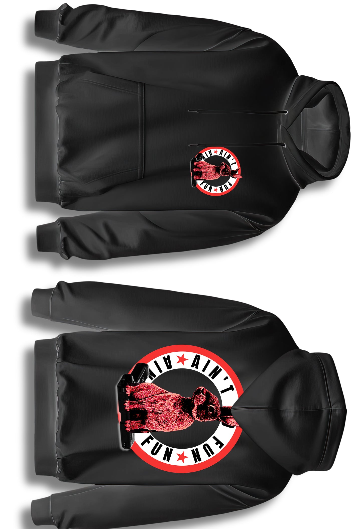 Rabbit Stamp Logo  Hoodies