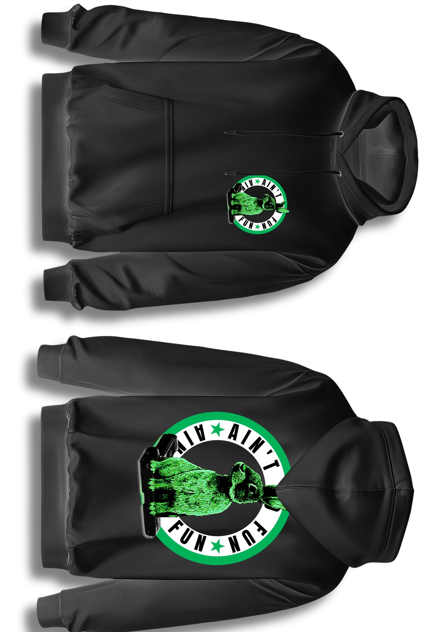 Rabbit Stamp Logo  Hoodies