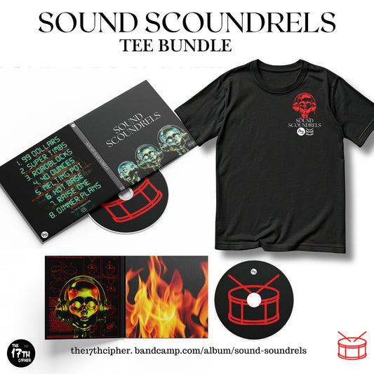 Sound Scoundrels CD+ TEE + Digital Dowload Bundle